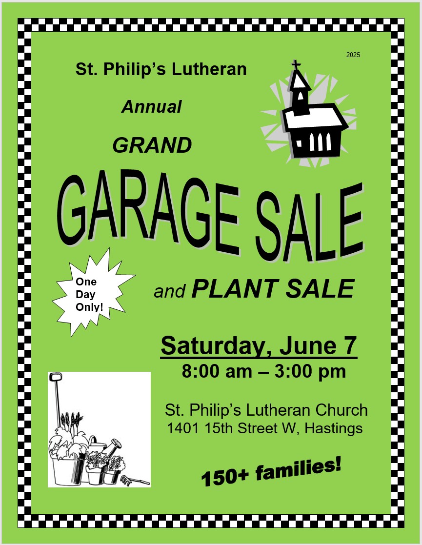 GARAGE AND PLANT SALE Intro Photo